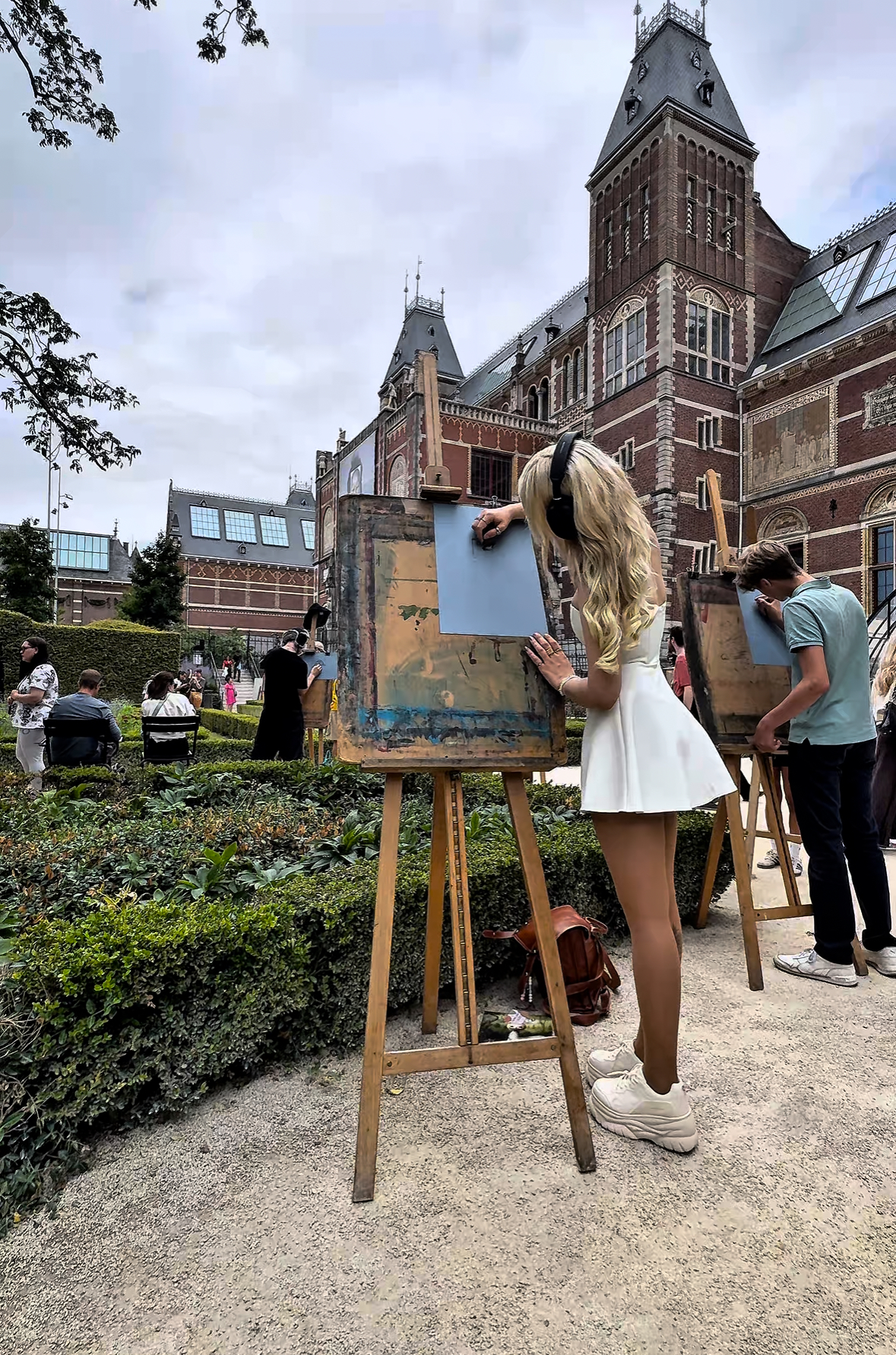 Hana Adámková in her studio